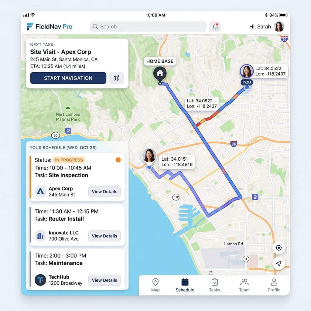 Field Map Navigation